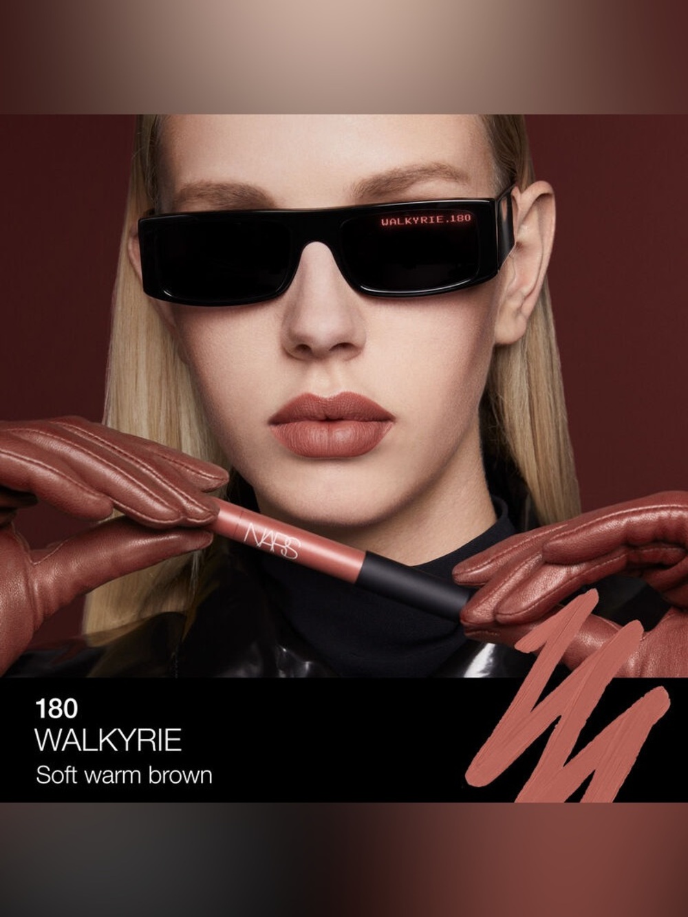 NIB NARS Powermatte High-Intensity Lip Pencil - Walkyrie (soft warm brown) - Picture 3 of 6